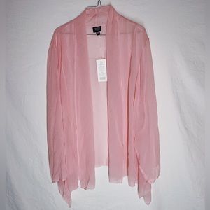 Eileen Fisher Sheer Silk Georgette Kimono